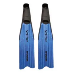 Ocean Blue Camo Flex Fins Spearfishing Fins
