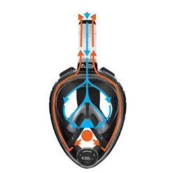Full Face Snorkel Mask -Sport Diving Gear tusa sport full face snorkel mask 3